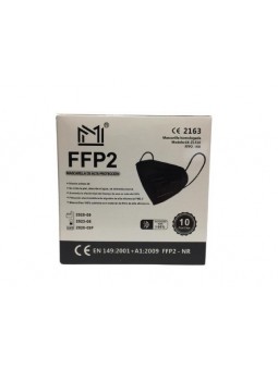 Mascarilla FFP2 Color Negro...